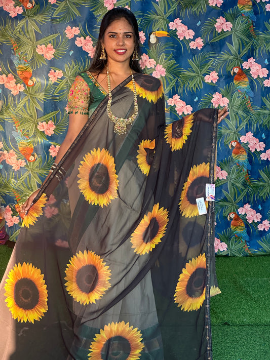Georgette saree