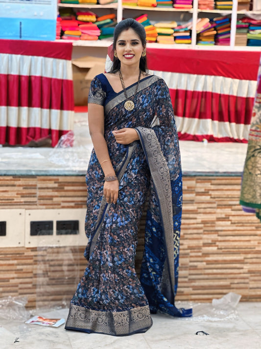 Georgette saree