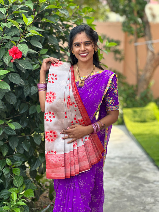 KANCHI SEMI SILK SAREE