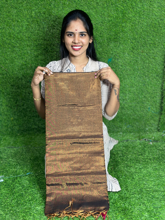 Khadi tissue silk saree