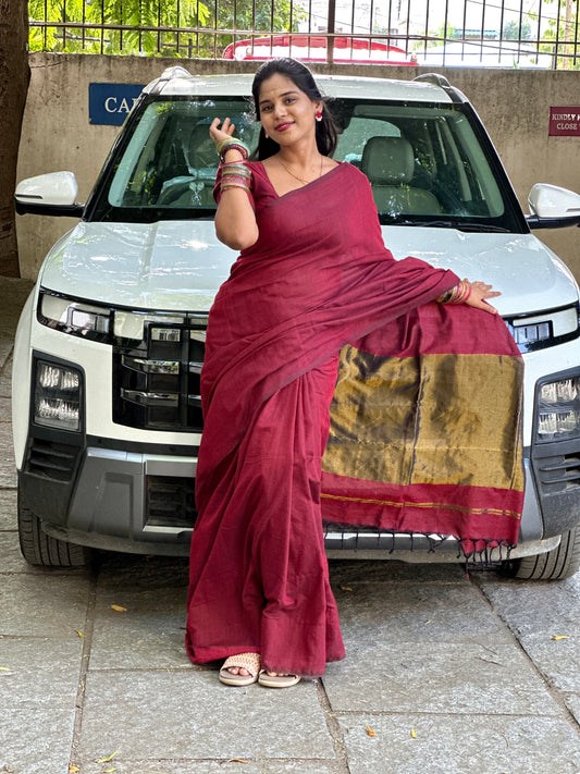 Nayanthara inspired saree