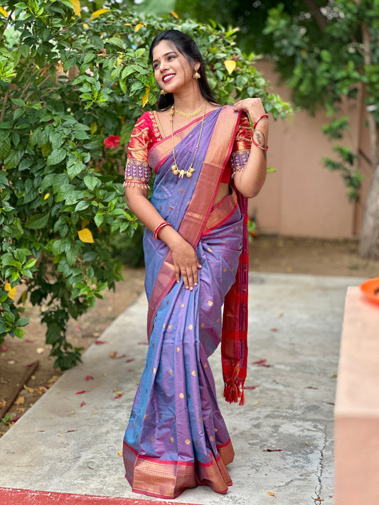 KANCHI SEMI SILK SAREE