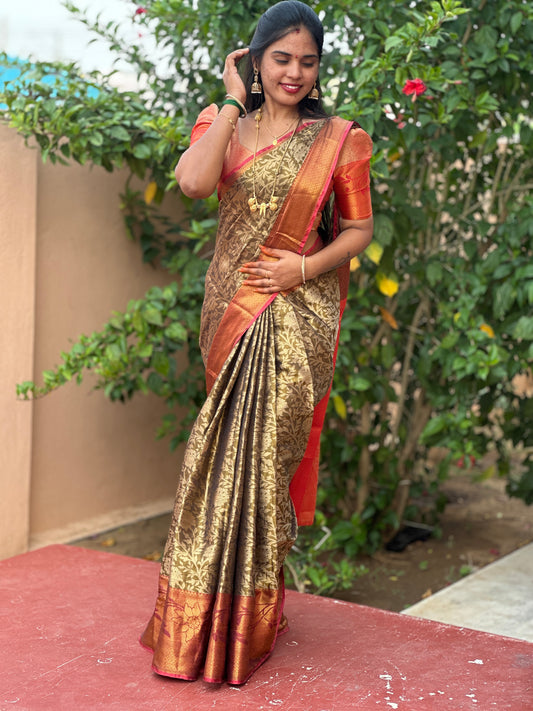 Kanchi semi silk saree