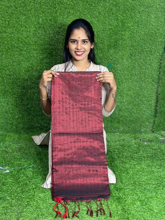 Khadi tissue silk saree