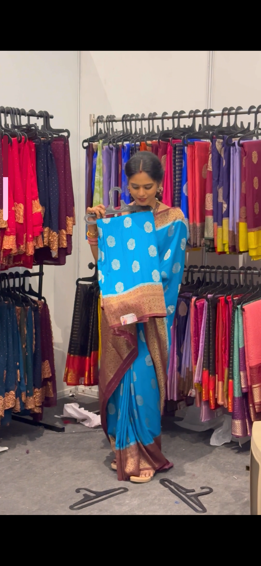 PREMIUM GRAPE SILK SAREE