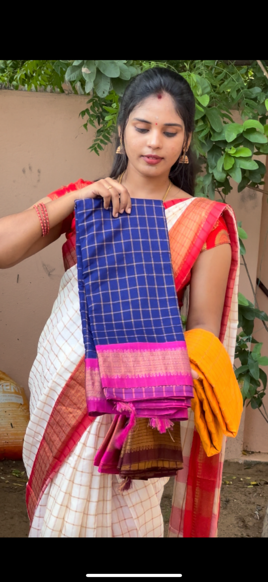 KANCHI SEMI SILK SAREE