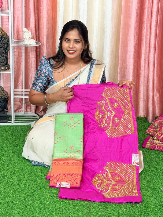 Bridal Kanchi soft silk saree