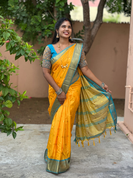 KANCHI SEMI SILK SAREE