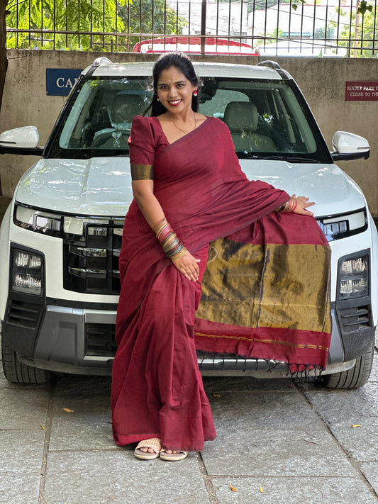 Nayanthara inspired saree