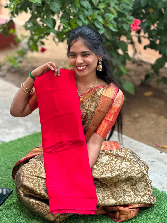 Space silk saree