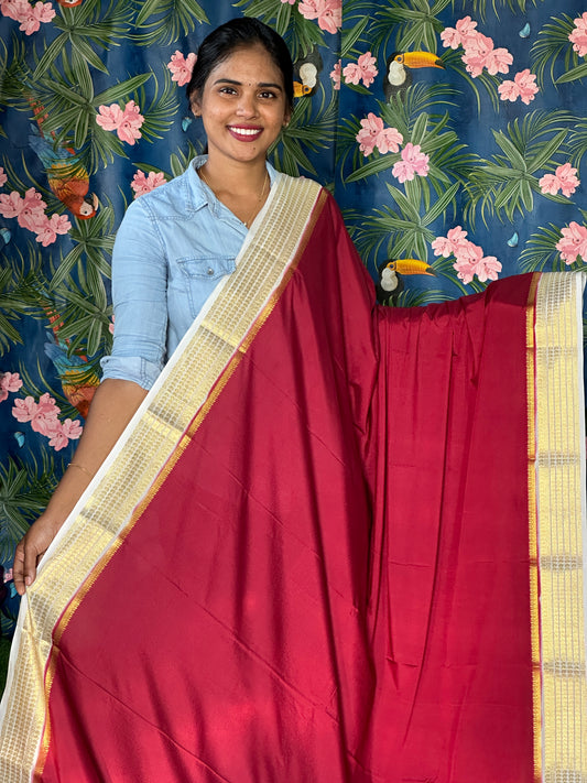 Crepe silk saree
