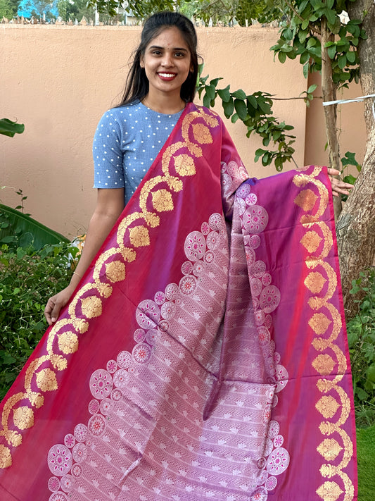 Banarasi soft silk saree