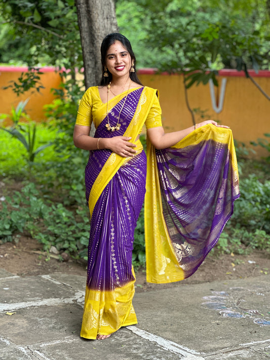 Georgette saree