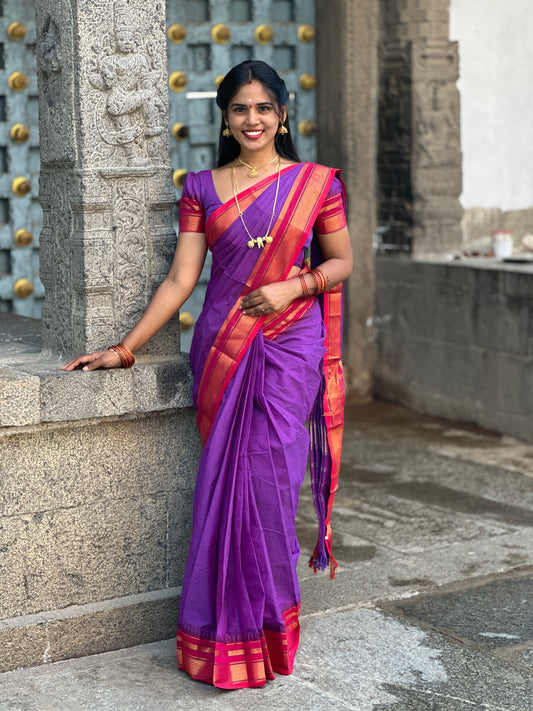 Kanchi handloom cotton saree
