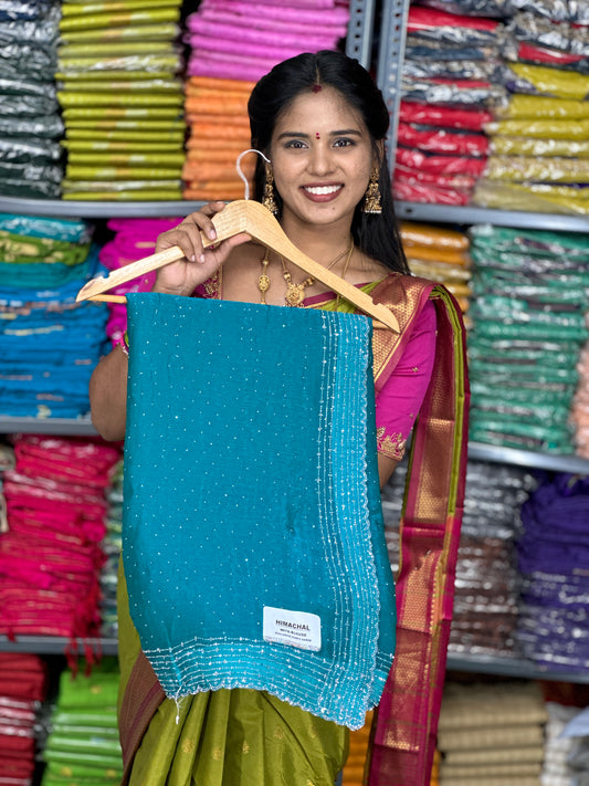 Fancy space silk saree