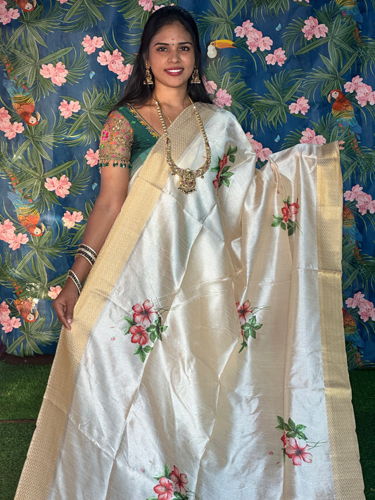 LINEN COTTON SAREE