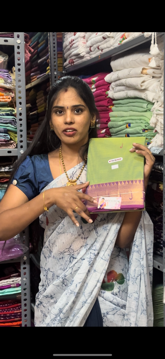 Handloom cotton Saree