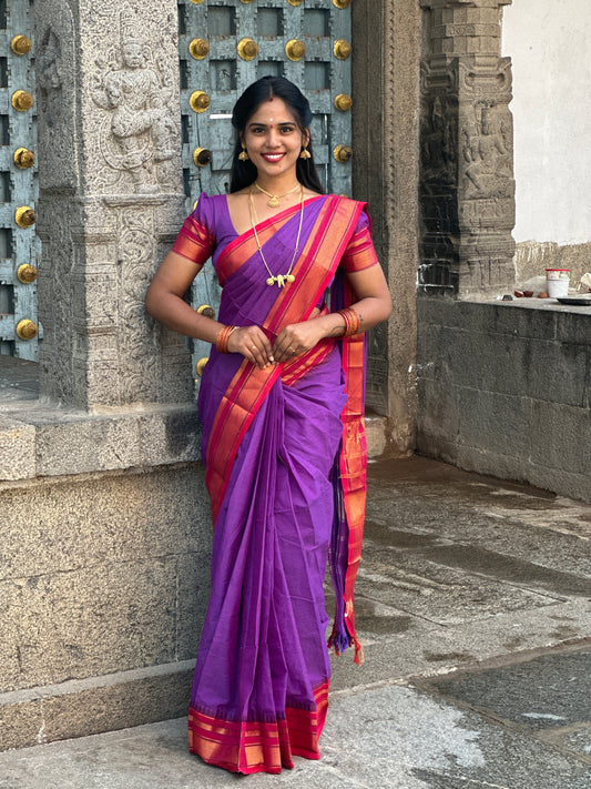 Kanchi handloom cotton saree