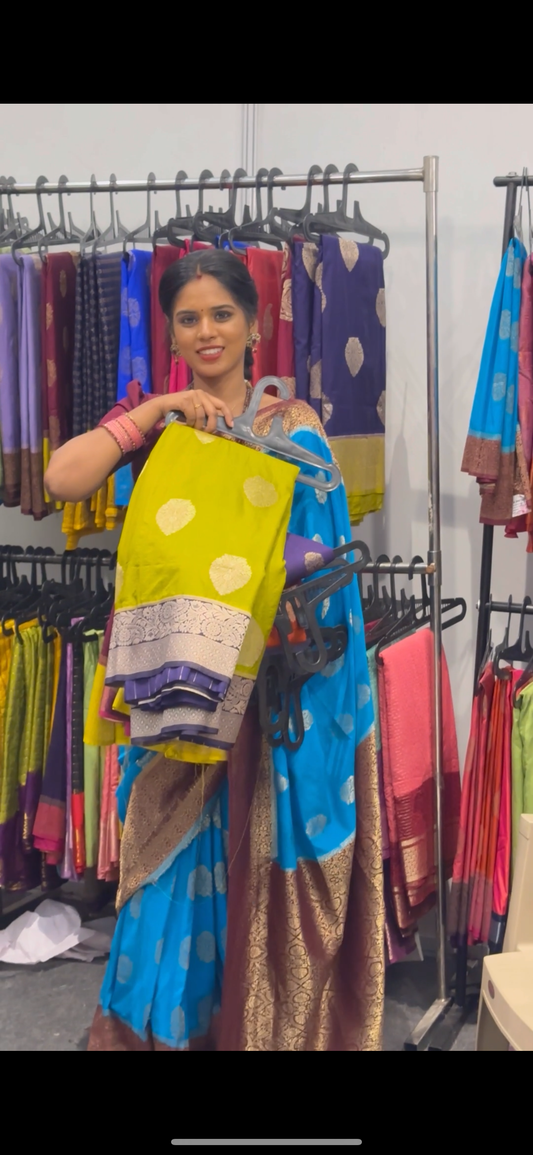 PREMIUM GRAPE SILK SAREE