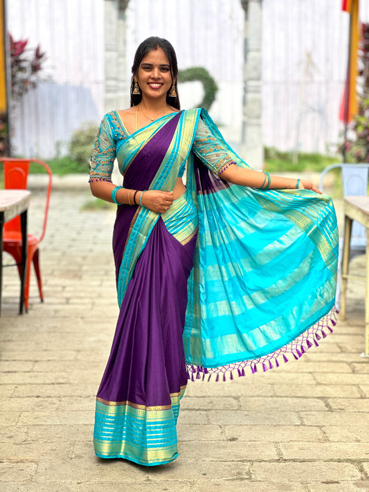Mysore Crepe Silk Saree