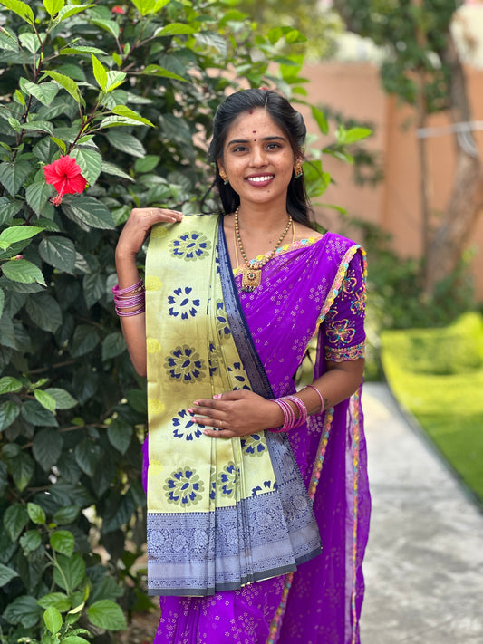 KANCHI SEMI SILK SAREE