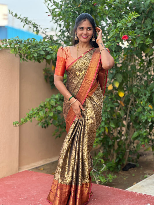 Kanchi semi silk saree