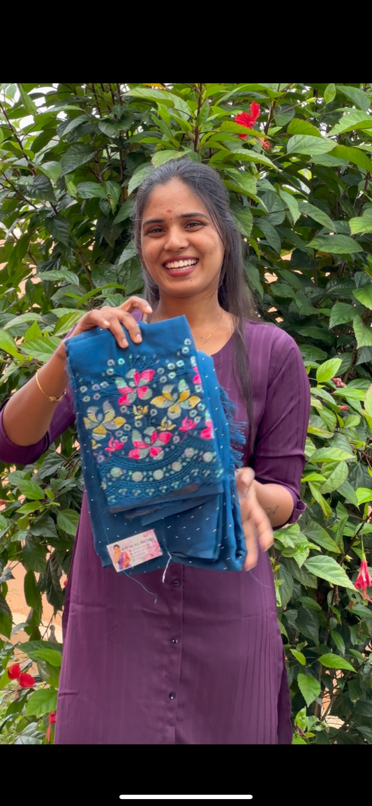 SAREE & Work blouse combo