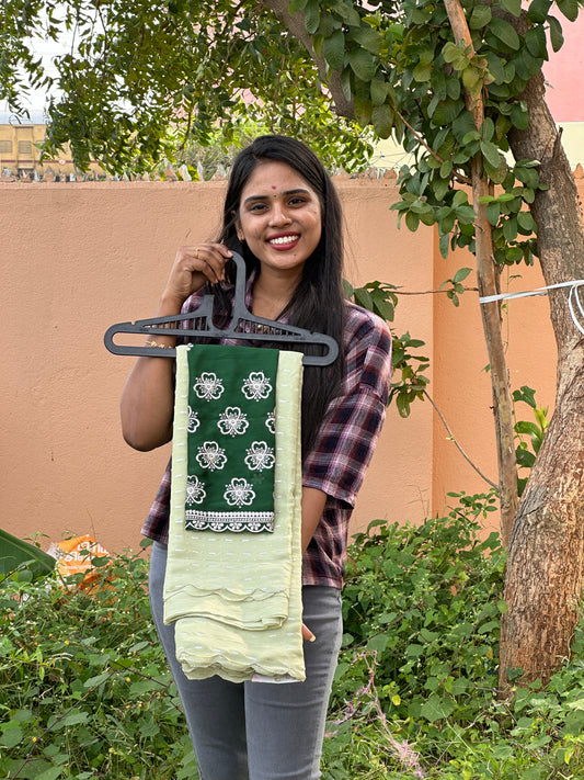 Saree & work blouse combo