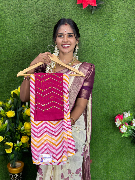 GEORGETTE SAREE COMBO