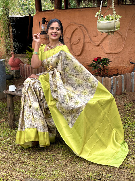 Kubera digital soft silk saree