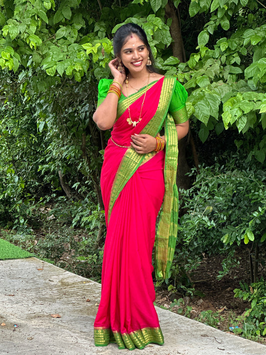 Crepe silk saree