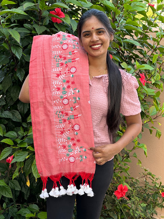 KHADI COTTON EMBROIDERY WORK