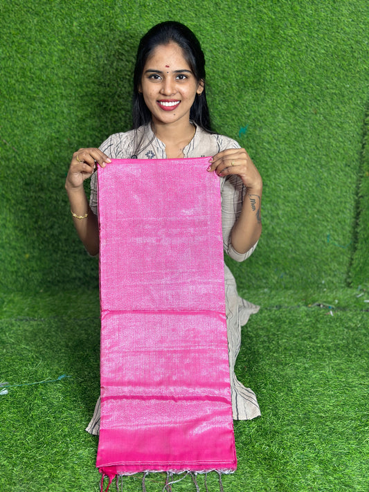 Khadi tissue silk saree