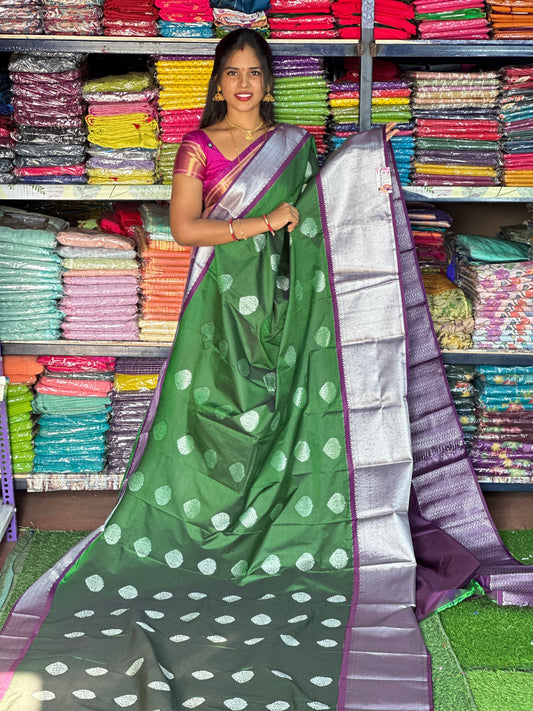 Kanchi semi silk saree