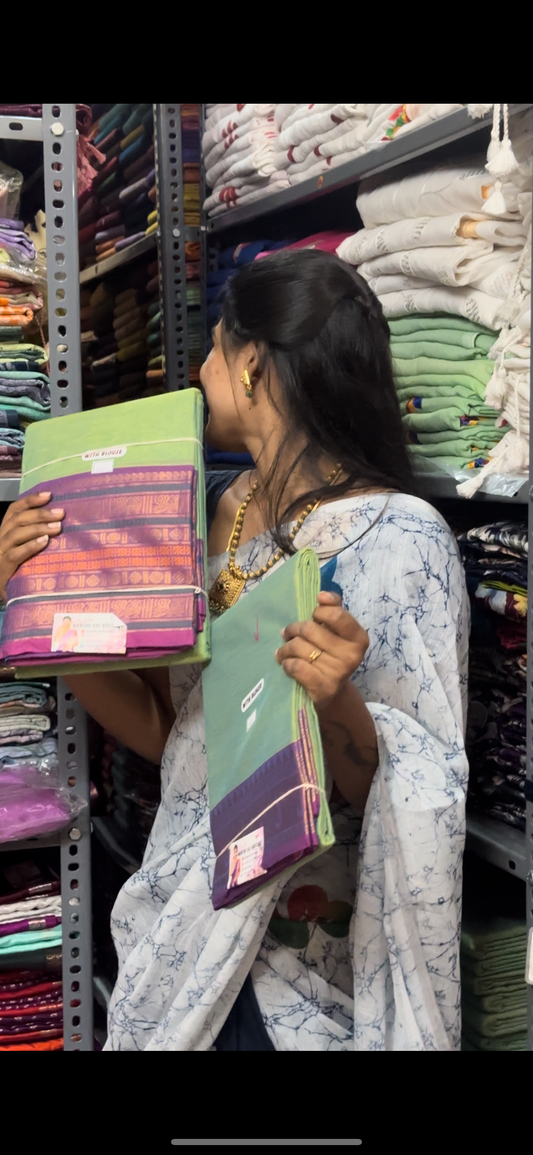 Handloom cotton saree