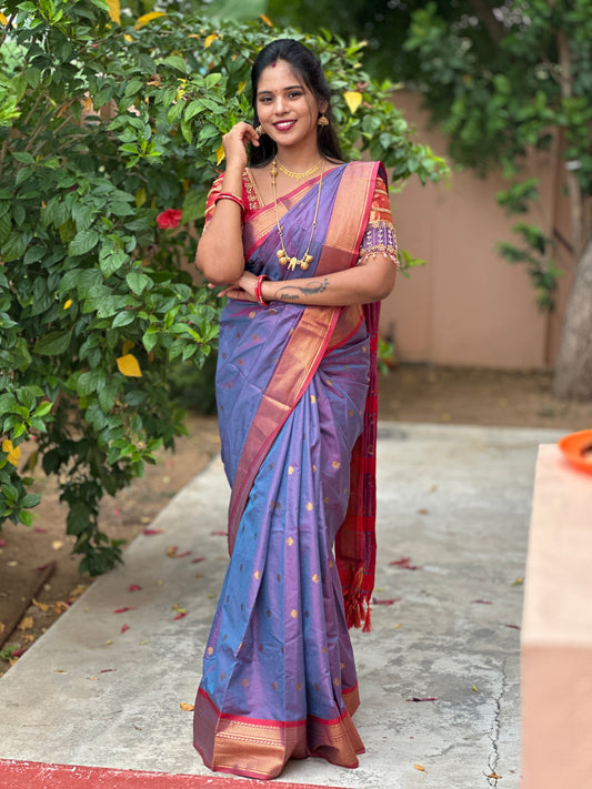 KANCHI SEMI SILK SAREE