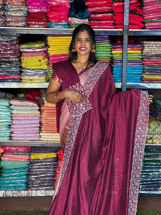 Saree & work blouse combo