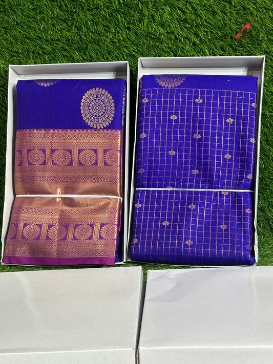 PURE KANCHI SEMI SILK SAREE