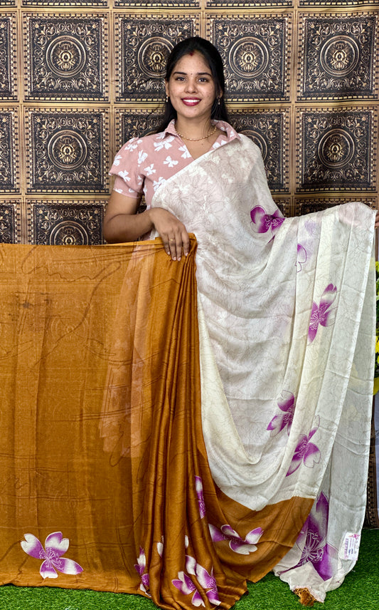 Georgette half saree