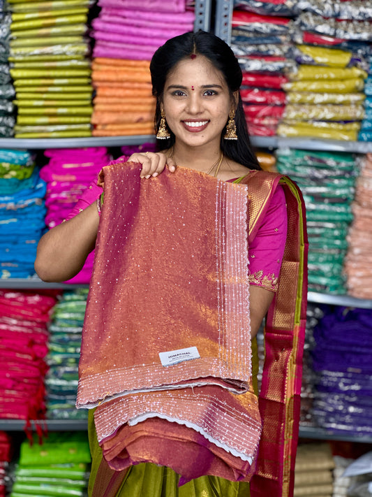 Fancy space silk saree