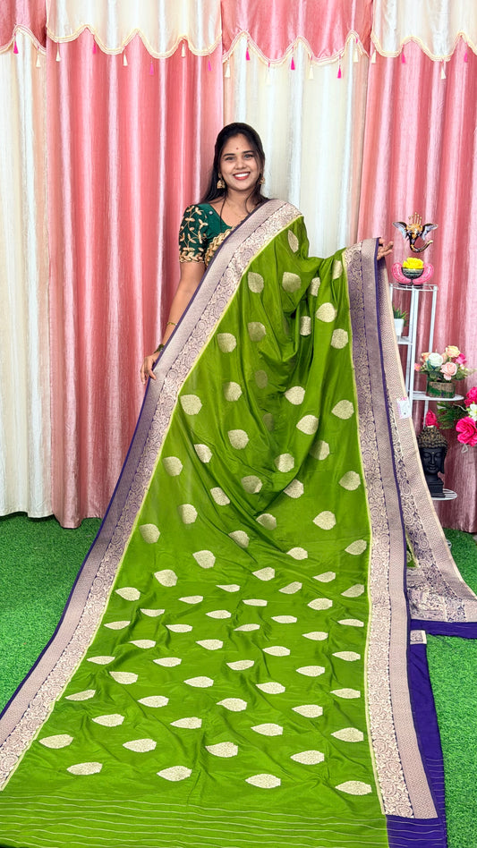 Premium grape silk saree