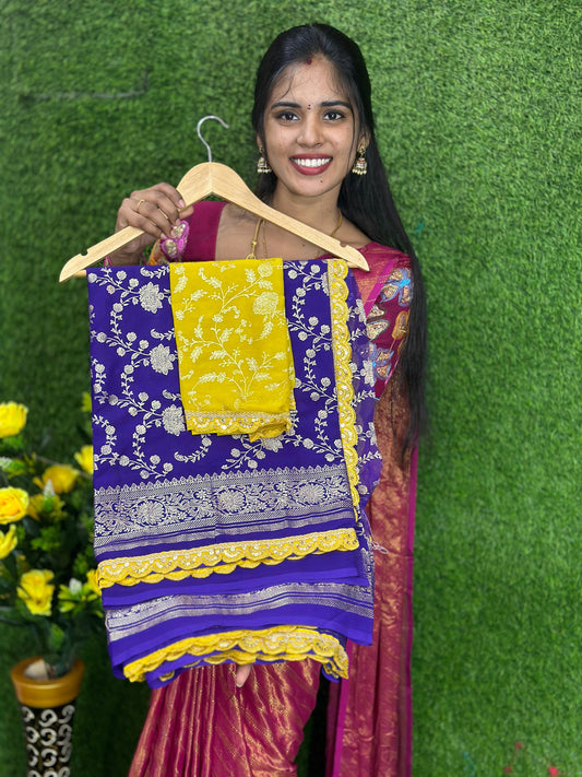 Saree & work blouse combo