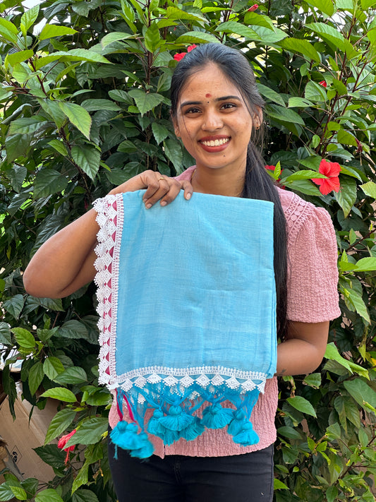 Mul cotton saree