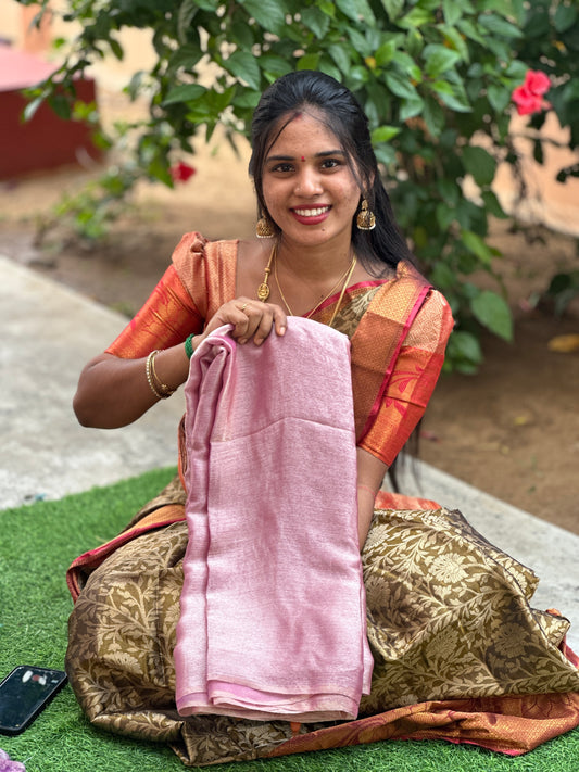 Space silk saree