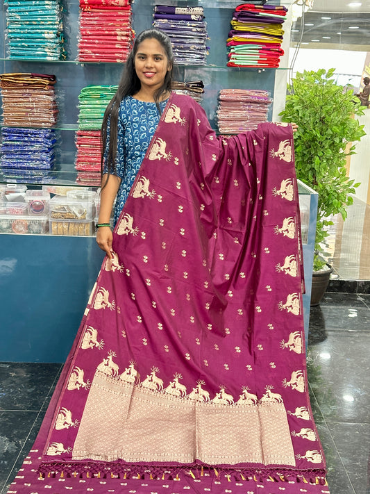 Banarasi soft silk saree