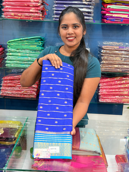 Grape silk saree