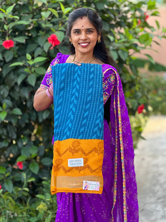 LINEN COTTON SAREE