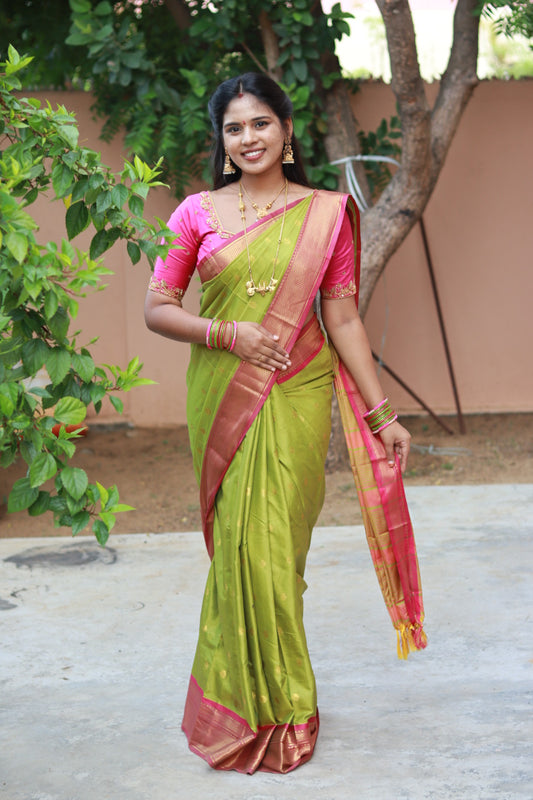 KANCHI SEMI SILK SAREE