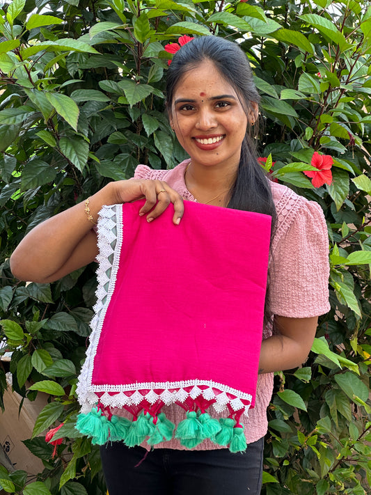 Mul cotton saree