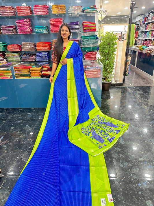 Grape silk saree
